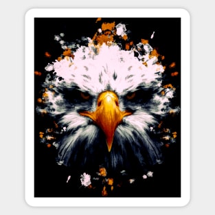 Angry Eagle Sticker